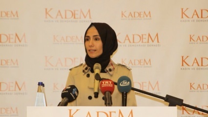 Sümeyye Erdoğan Bayraktar partecipa all'inaugurazione di KADEM
