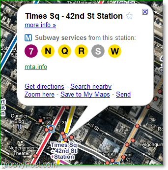 google maps ti dirà anche quali servizi sono disponibili in ogni stazione