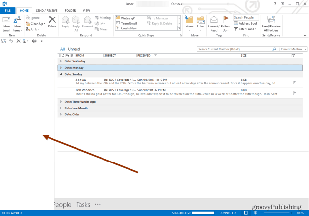 Vulnerabilità legata a Outlook critico corretta e come correggere il riquadro delle cartelle di Outlook 2013 vuoto