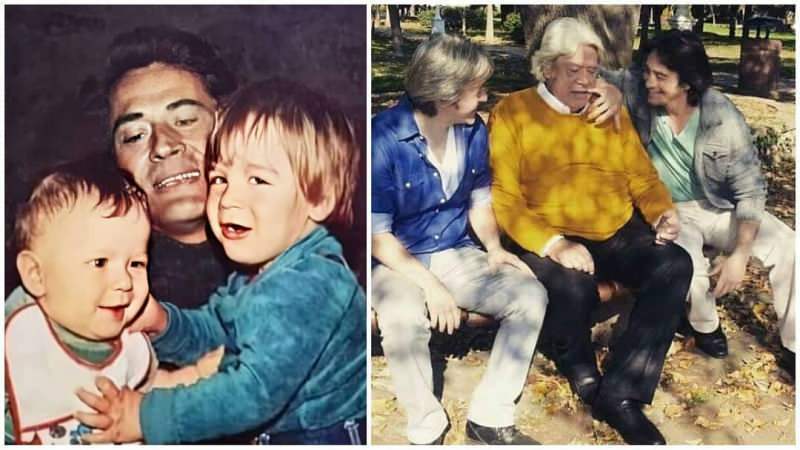 Cüneyt Arkın ha condiviso le sue fotografie scattate 40 anni fa con i suoi figli