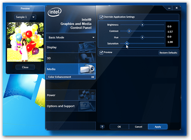 Come disabilitare Intel Graphics Icon dalla barra delle applicazioni di Windows