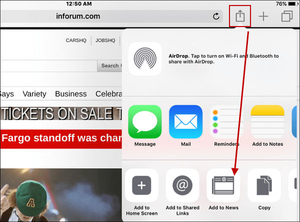 App per le notizie Apple per iOS: aggiungi feed RSS per i siti che desideri davvero