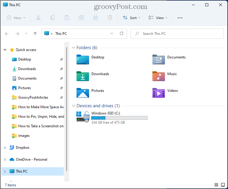Esplora file aperto su Il mio PC invece di Accesso rapido