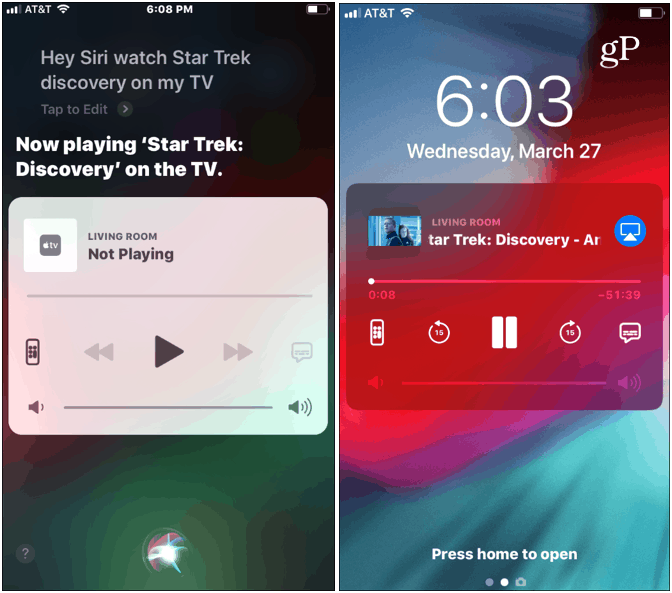 Usa Siri con Apple TV da iPhone