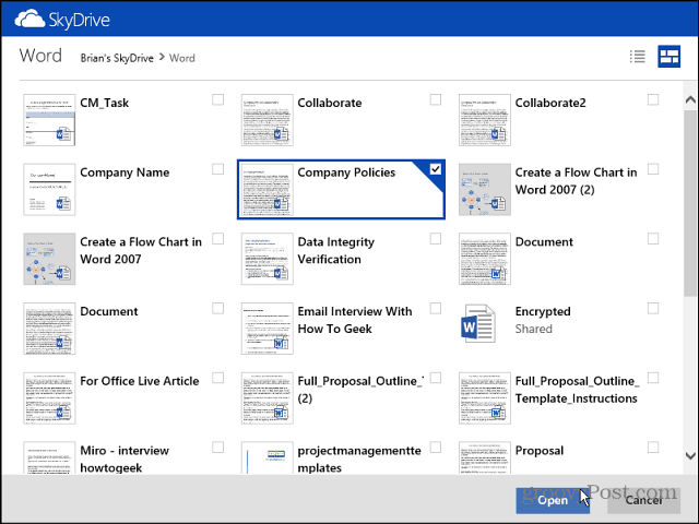 Come condividere file da SkyDrive in Outlook.com