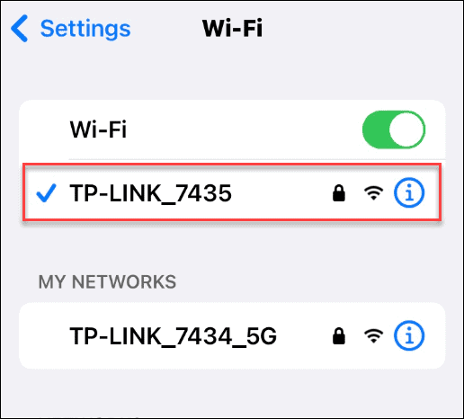 Condividi una password Wi-Fi su iPhone