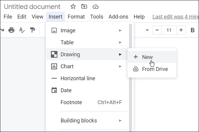 immagini di livello in Google Docs