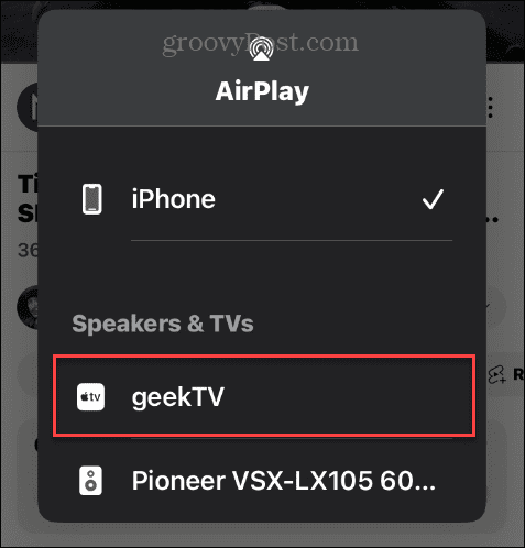 Cambia il nome della tua Apple TV