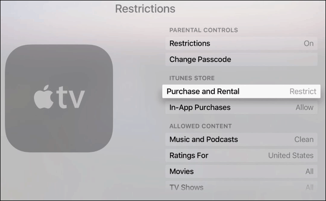 3 restrizioni nuova Apple TV