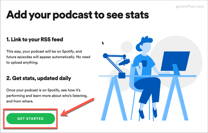 inizia a creare un podcast su Spotify