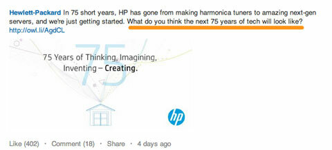 hewlett-packard su linkedin