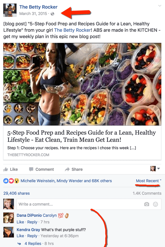 Betty Rocker continua a raccogliere copertura, coinvolgimento e clic da un post di Facebook pubblicato più di due anni fa.