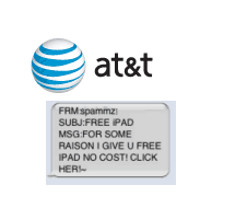Impedisci spam di testo su AT&T