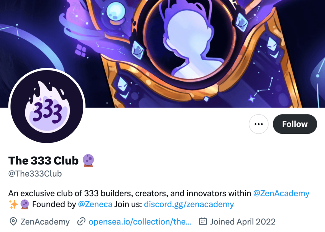 account-twitter-zen-academy-333-club
