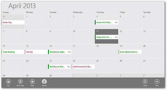 Come aggiungere eventi di Google Calendar nell'app Calendario di Windows 8
