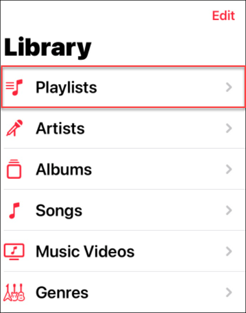  cambia l'immagine di una playlist su Apple Music