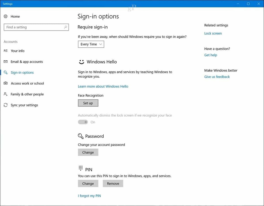 Come configurare il riconoscimento facciale di Windows Hello per accedere a Windows 10