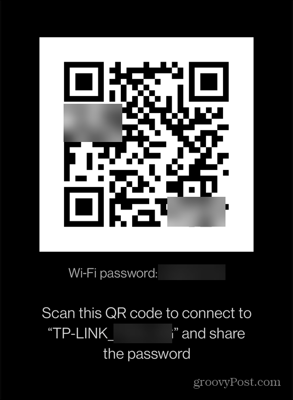 password wi-fi codice qr