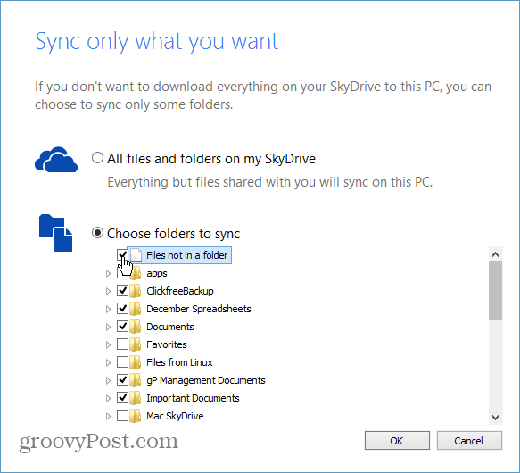 Come sincronizzare cartelle specifiche da SkyDrive al tuo computer
