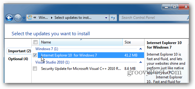 Come ripristinare Internet Explorer 9 dall'anteprima di Internet Explorer 10 per Windows 7