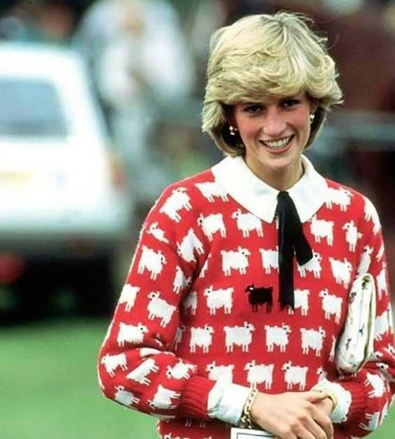 Il maglione della principessa Diana è all'asta