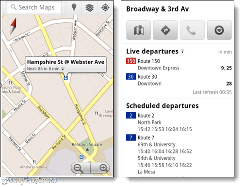transito mobile per google maps