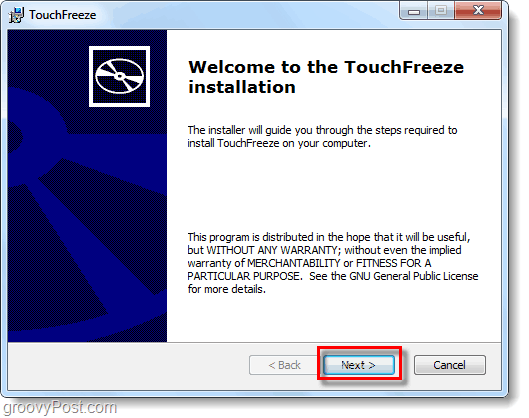 TouchFreeze disabilita automaticamente il touchpad del laptop / netbook durante la digitazione