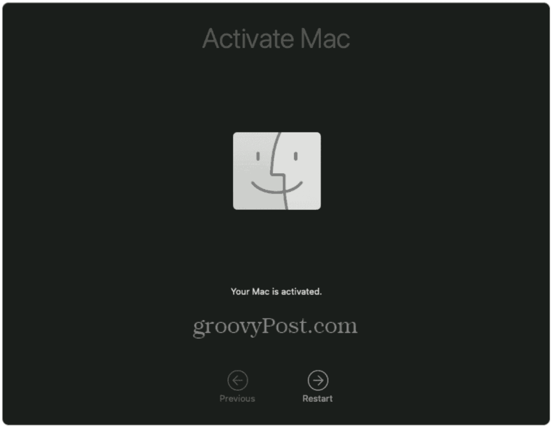 Pulisci Installa macOS Monterey attiva Mac