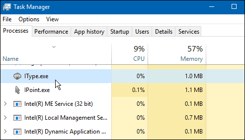 Che cos'è iType.exe e cosa fa?