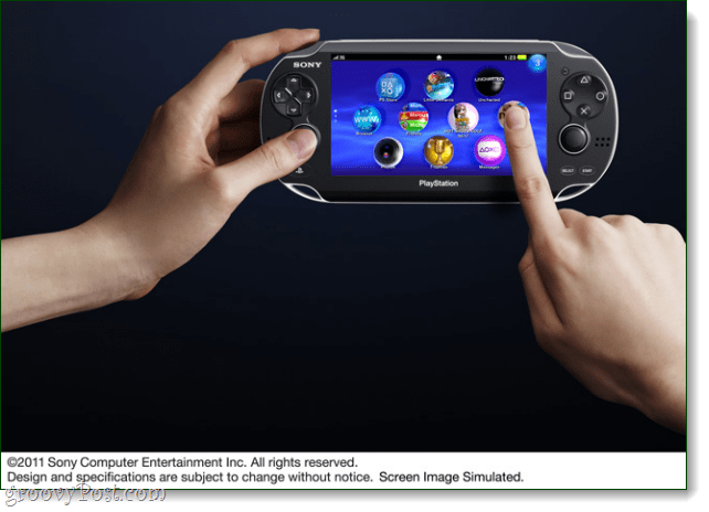 touchscreen Sony PSP2