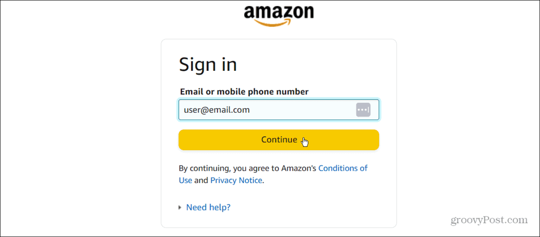 Configura le passkey sul tuo account Amazon