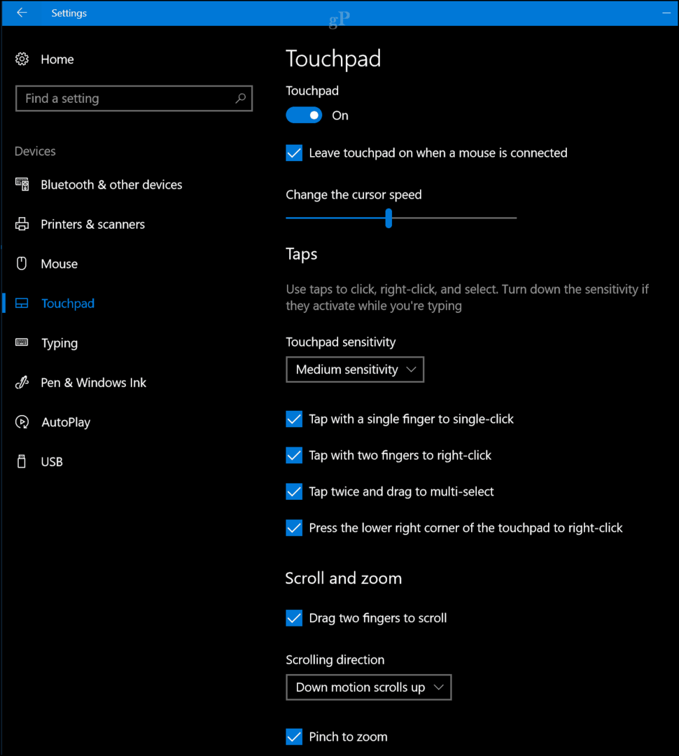Suggerimento per Windows 10: disabilitare il touchpad quando è collegato un mouse