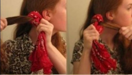 FORMA DEI CAPELLI CON BANDANA