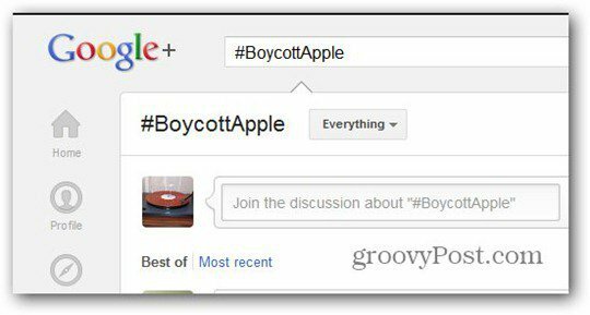 boicottaggio mela
