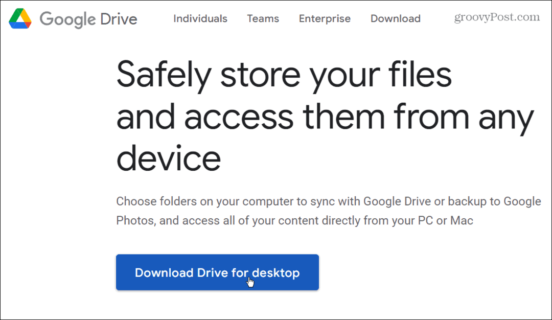 aggiungi Google Drive a Esplora file