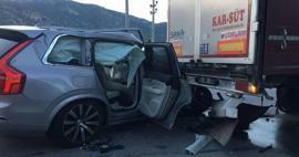 Il suo veicolo si è scontrato con un camion: Tan Taşçı ha avuto un incidente stradale