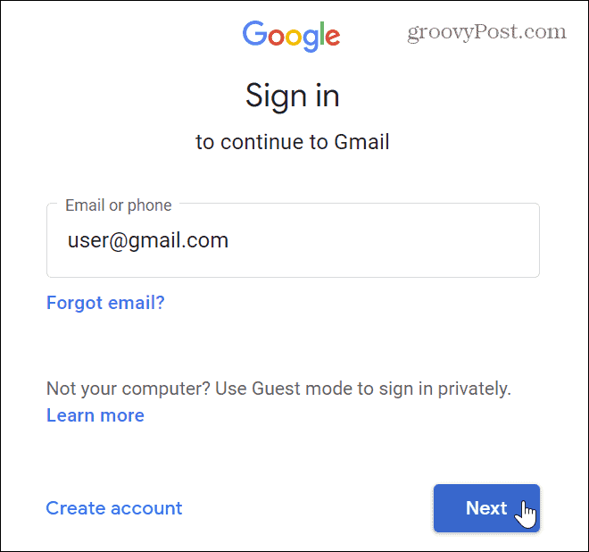Aggiungi Gmail alla barra delle applicazioni di Windows 11