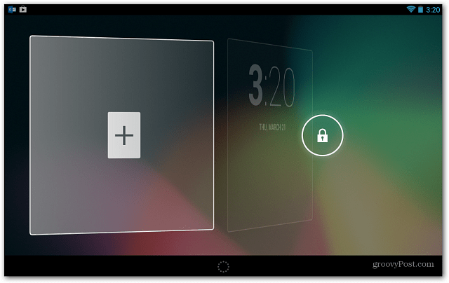 Come personalizzare la schermata di blocco del Nexus 7 con i widget