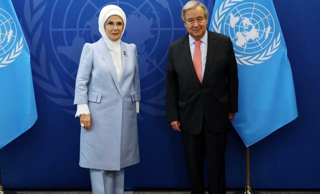 Invito a Emine Erdogan dall'ONU! Annunciando al mondo il Progetto Rifiuti Zero
