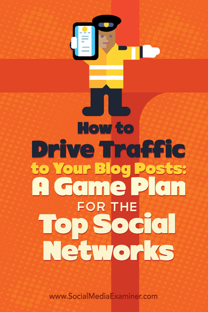 Come indirizzare il traffico ai tuoi post sul blog: un piano di gioco per i principali social network: Social Media Examiner