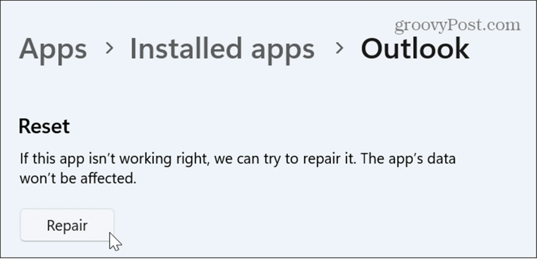 Come riparare o reimpostare le app di Windows 11
