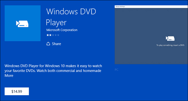 App Windows DVD Player