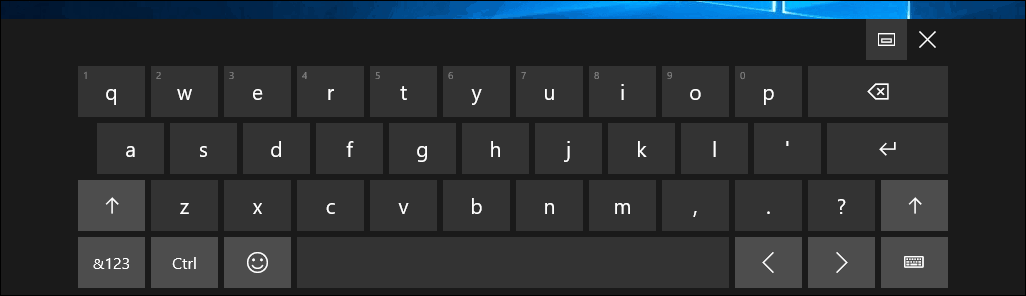 Suggerimenti per iniziare con la tastiera su schermo di Windows 10