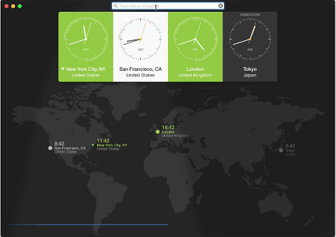 app dell'orologio mondiale