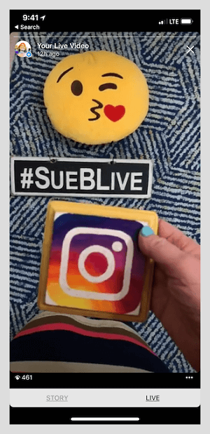Sue ottiene molto coinvolgimento tramite le storie di Instagram.