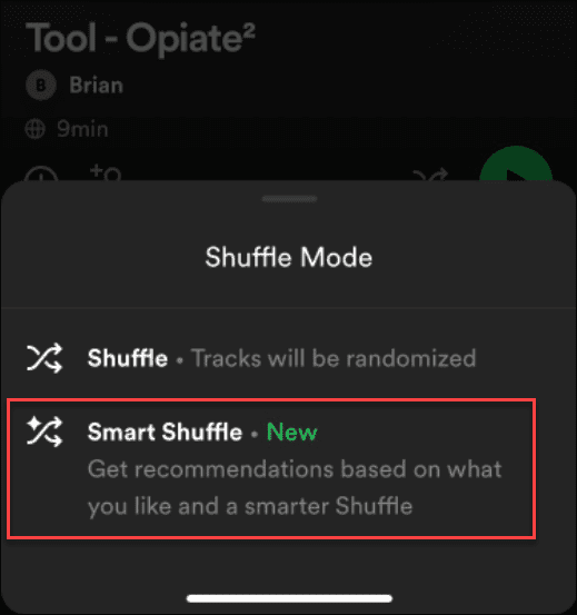 correggere Spotify Shuffle non mescolando