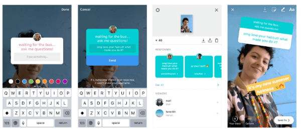 Instagram ha debuttato l'adesivo con le domande interattive in Instagram Stories, un nuovo modo divertente per avviare conversazioni con i tuoi amici in modo da poterti conoscere meglio.