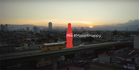 cartellone hashtag coca-cola