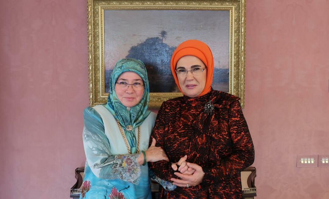 La First Lady Erdoğan ha incontrato la regina della Malesia!