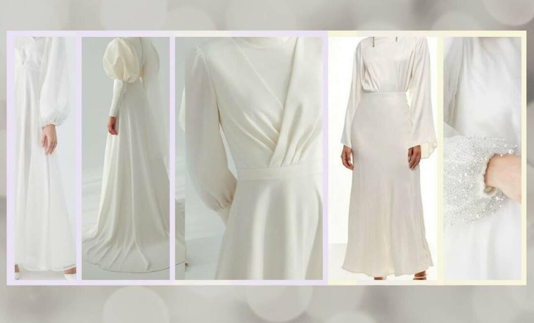Quali sono i modelli di abiti da sposa semplici hijab del 2023? Modelli di abiti da sposa hijab moderni ed eleganti